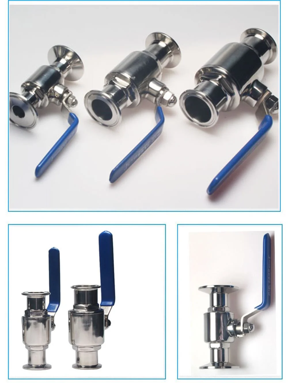 Sanitary Stainless Steel Manual Quick-Fit Welding Two-Piece Straight-Through Ball Valve